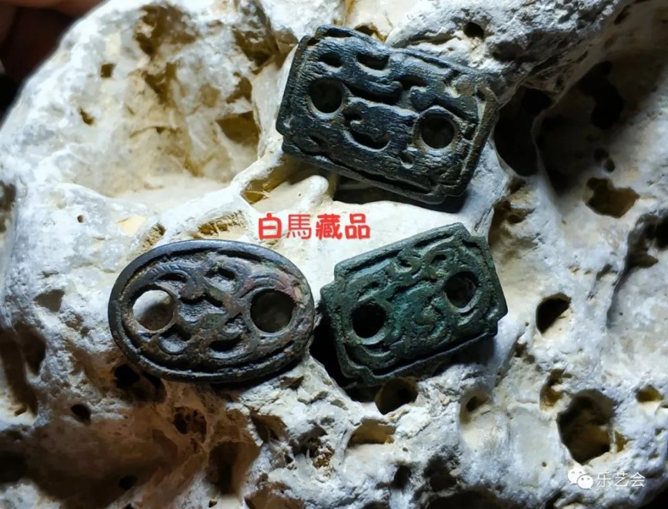 白马讲铜荷包扣收藏