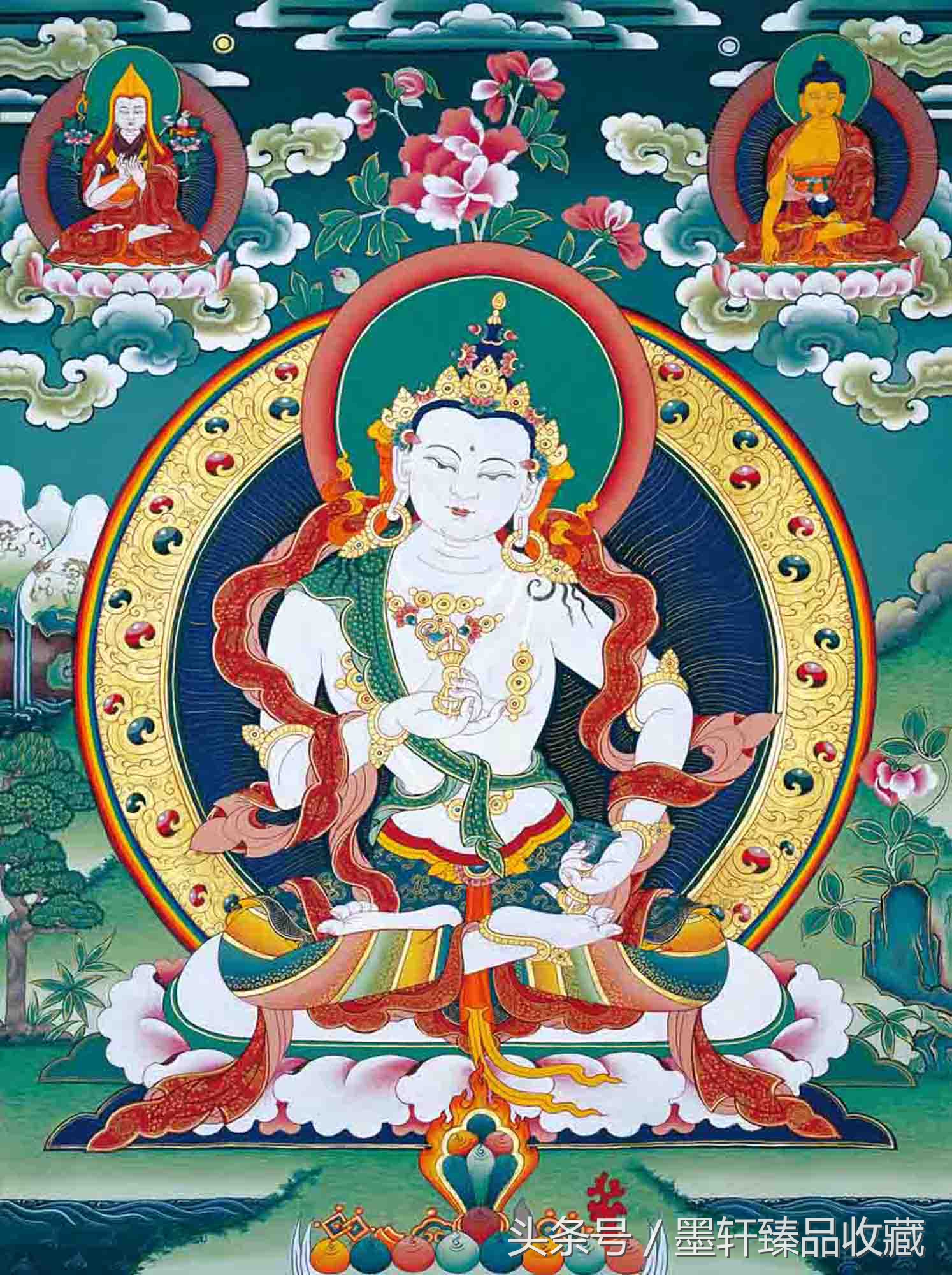 精品唐卡高清图文殊,唐卡古画入门教学视频