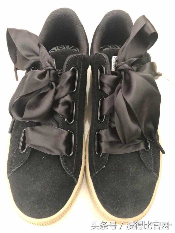 puma蝴蝶结板鞋,puma彪马蕾哈娜板鞋正品厚底