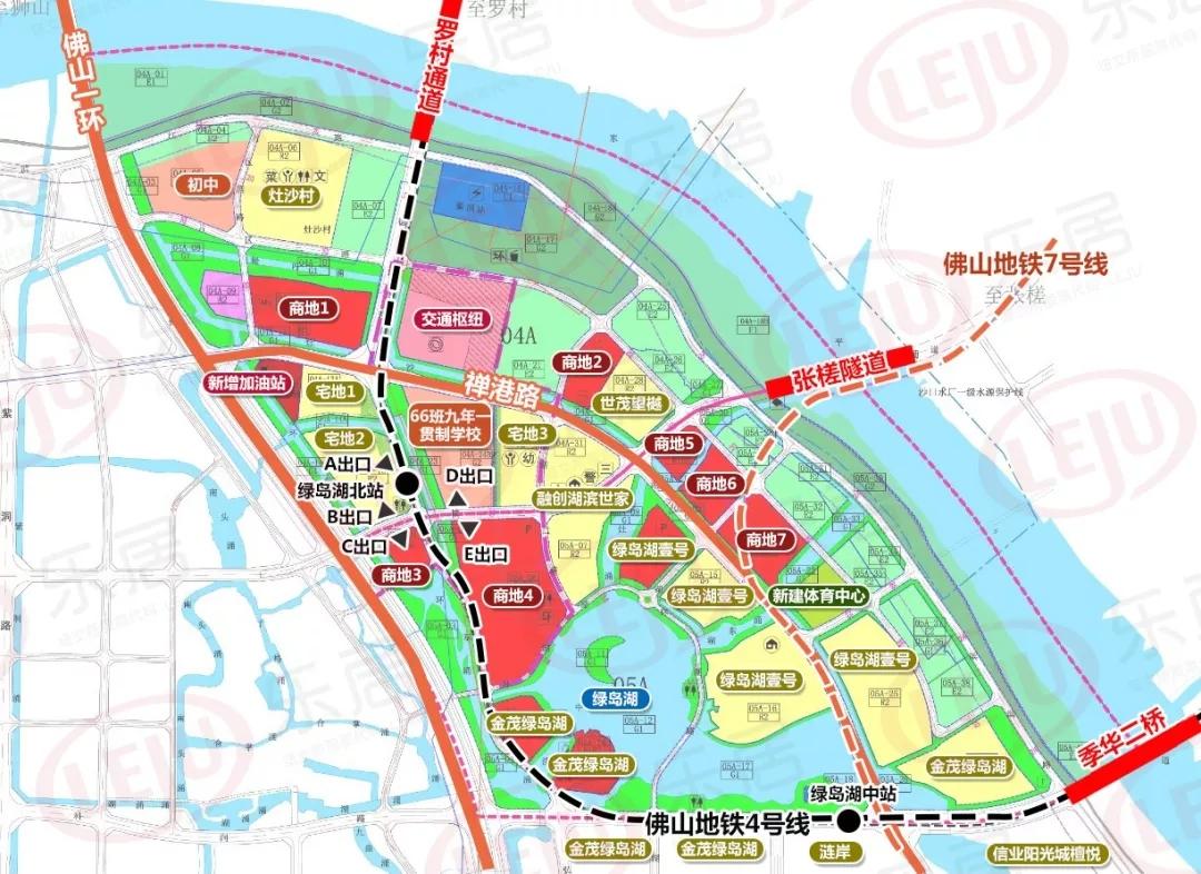 佛山绿岛湖的未来交通规划,佛山绿岛湖最新利好