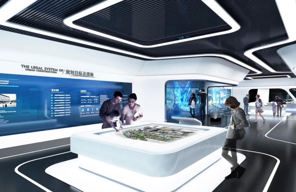 三铭科技案例之龙岗坂田“智慧社区”多媒体展厅