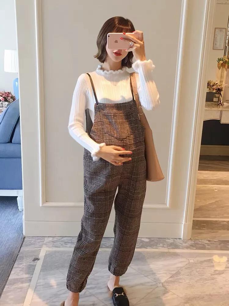 孕妈高个子秋冬款穿搭,适合孕妈的20种穿搭