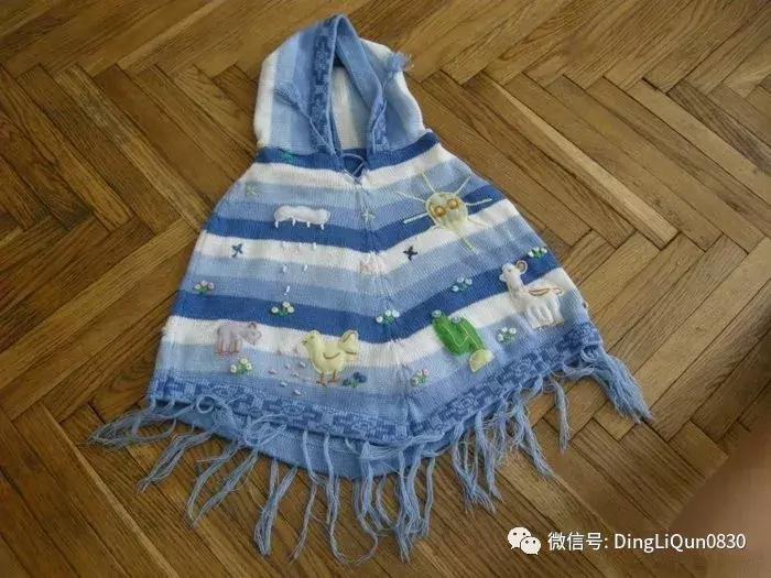 斗篷毛衣编织教程3岁小女孩,儿童毛衣连衣裙的编织方法直播