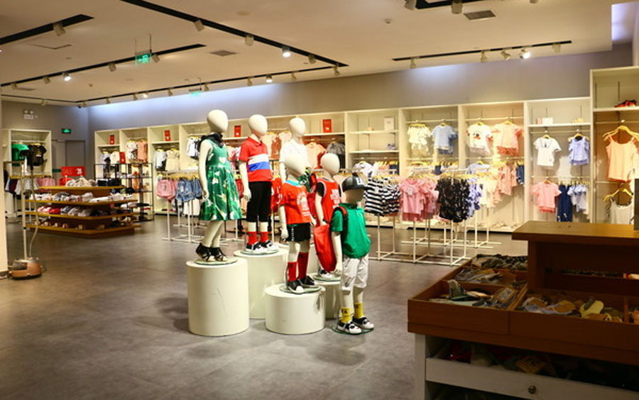 儿童服装店面设计装修效果图,儿童服装专卖店