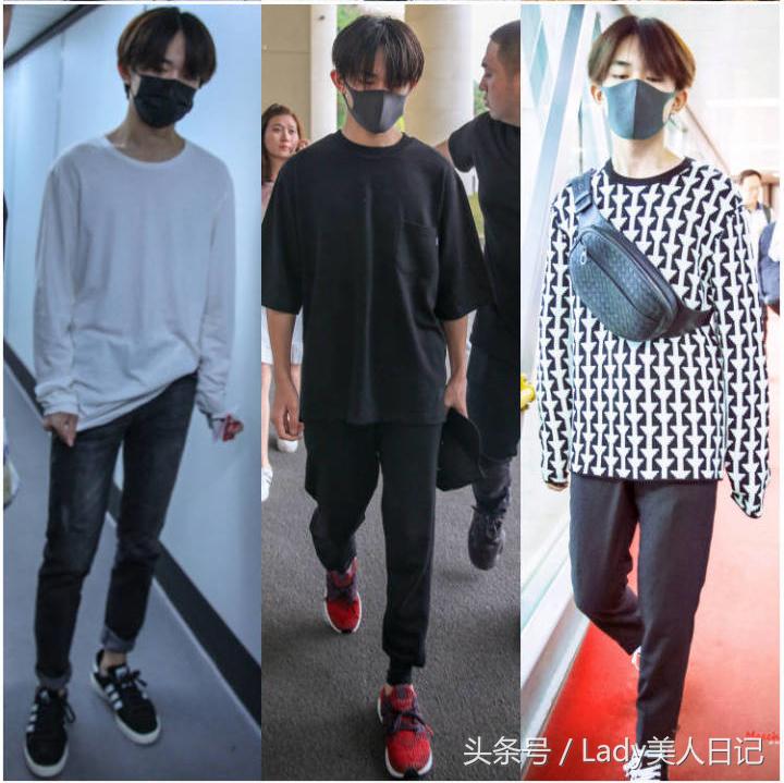 易烊千玺口罩保镖,易烊千玺口罩图