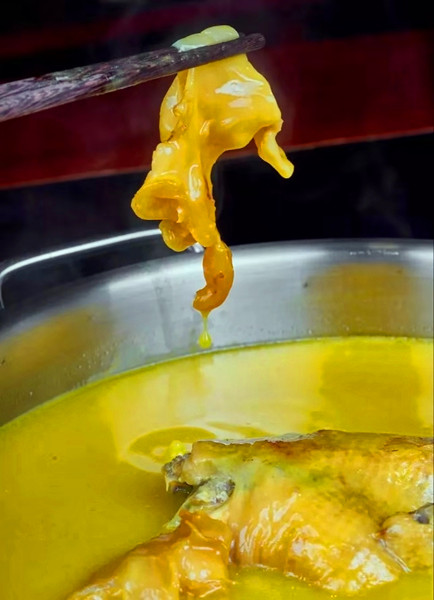 五分钟搞定港式花胶鸡火锅,清汤花胶鸡火锅