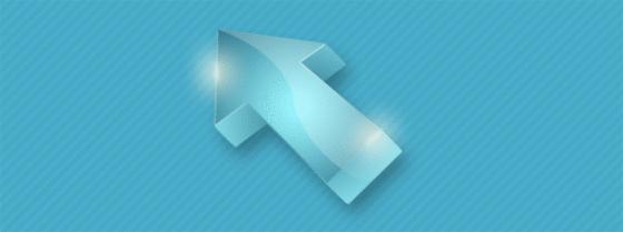 ps制作3d立体箭头,ps教程photoshop小程序