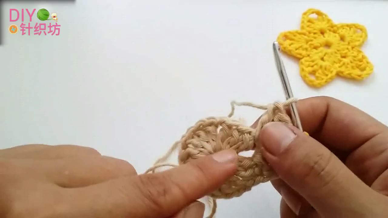 简单好看毛线杯垫,针织杯垫教程新手简单款