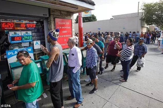 美国开出148亿元全球最高彩票头奖,美国最大彩票中奖者119亿