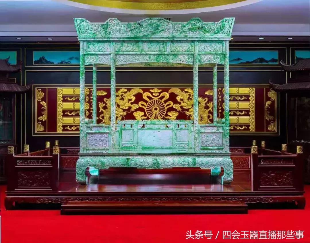 玉雕龙床,稀世珍品龙床