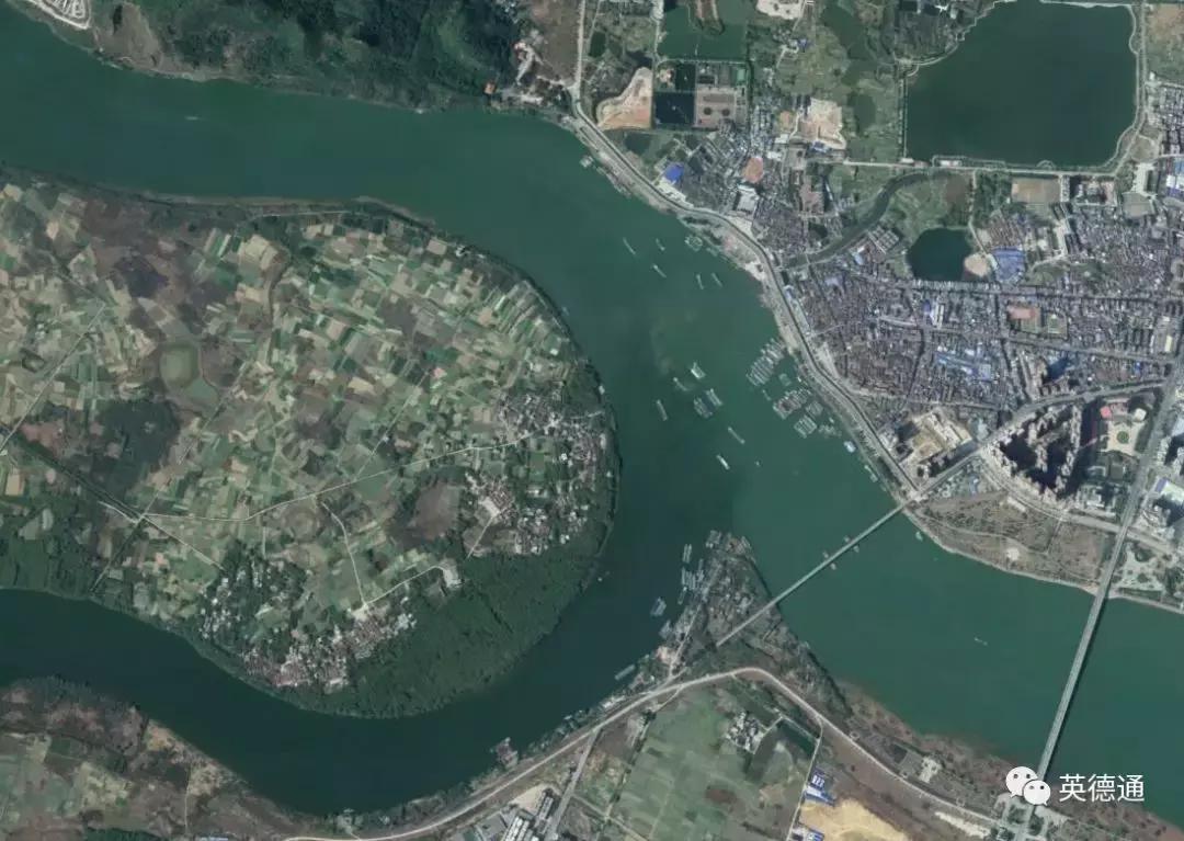 英德卫星图高清大图,航拍英德市最新全景