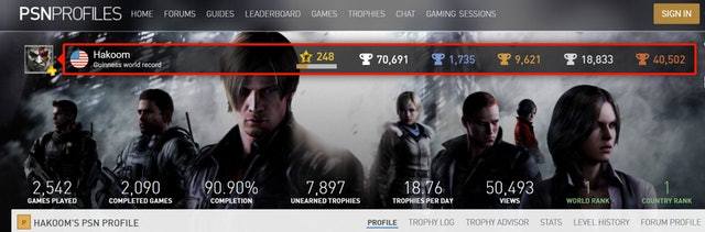 夺1700+个白金杯入健力士！PS白金达人如何练成？