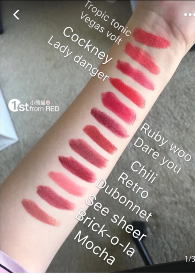 mac口红rubywoo试色,小辣椒口红mac哪个色号好看