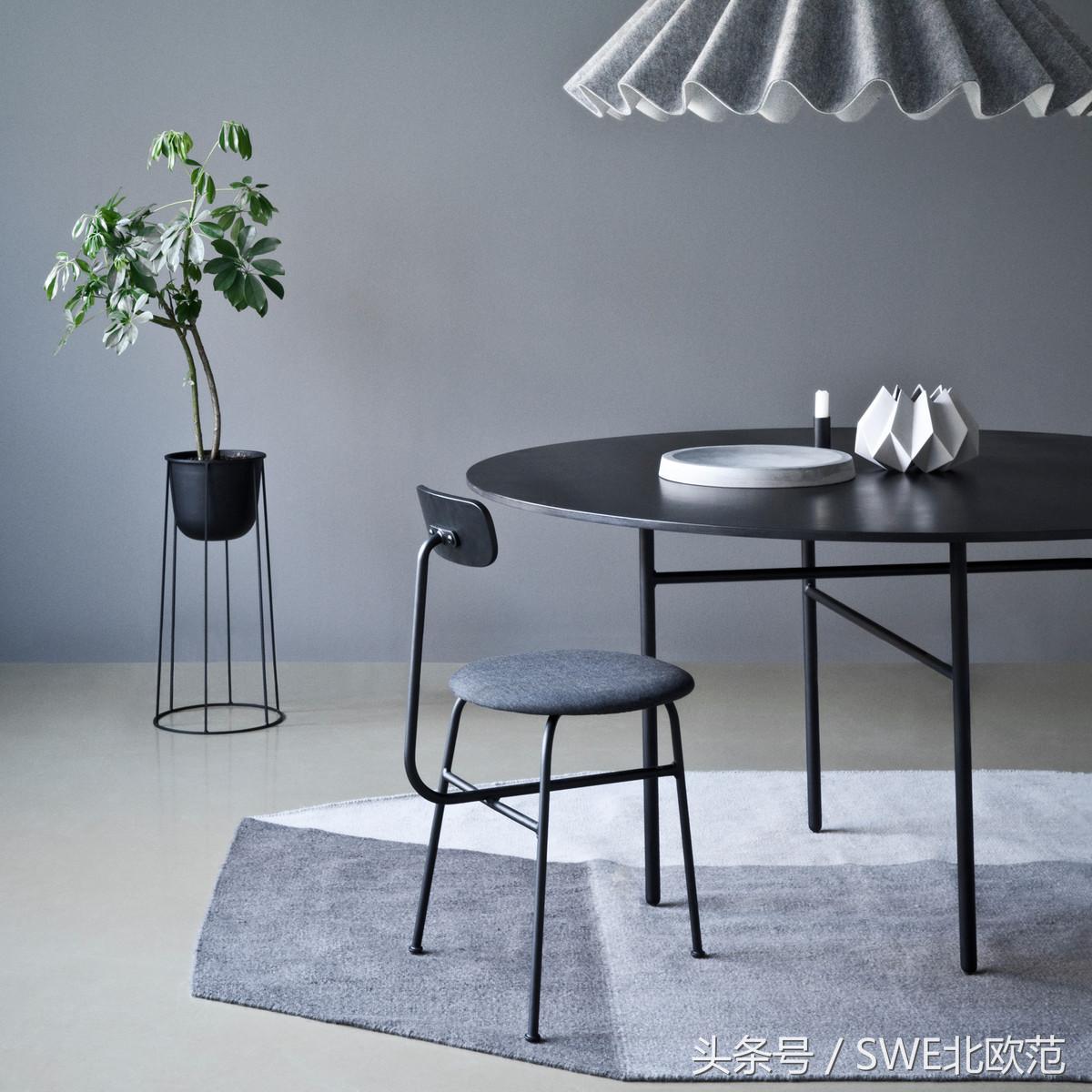 2.7米宽的餐厅怎么放圆餐桌,北欧实木圆餐桌