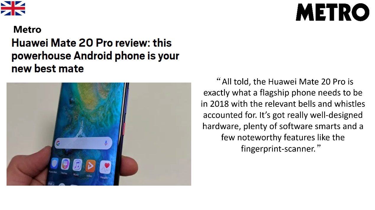 歪果仁眼中的Mate20Pro｜华为广受海外好评