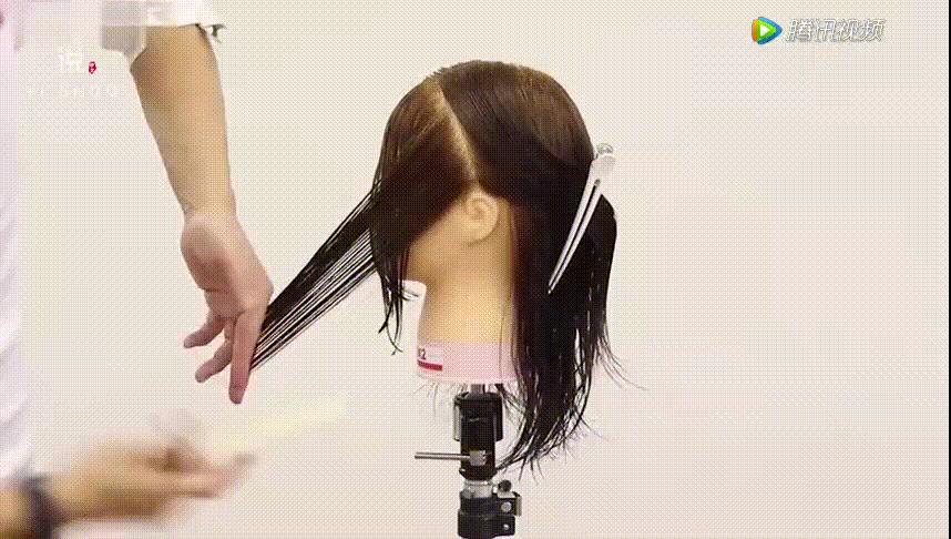 零基础剪长碎发最快的方法,粗头发怎样剪自然的碎发