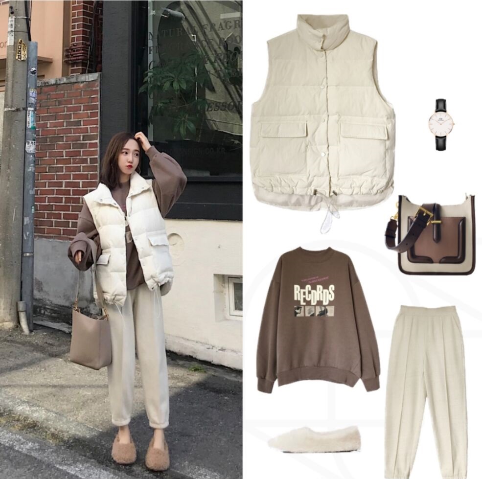 冬季内搭保暖马甲,羽绒马甲最是实用保暖又百搭