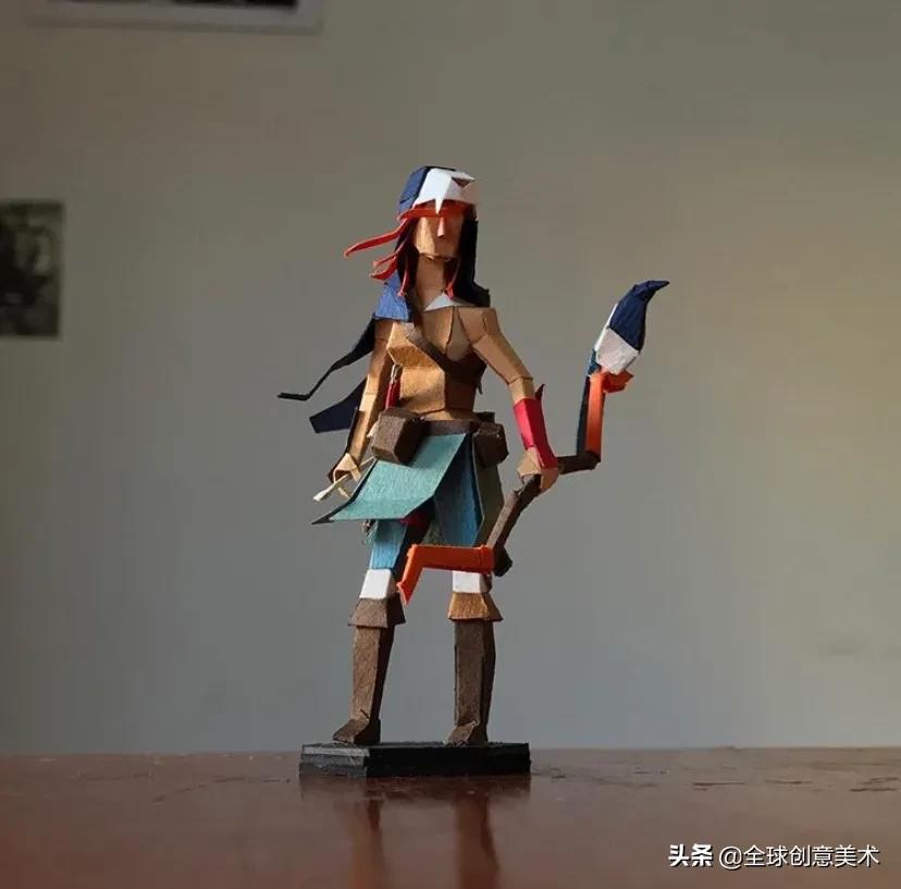 纸艺3d恐龙,立体恐龙手工纸模型