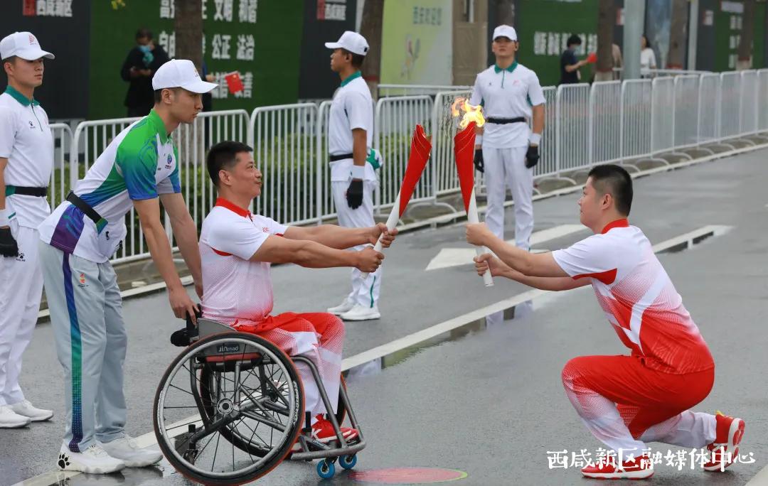 十四运会和残特奥火炬传递,十四运会和残特奥会圣火传递
