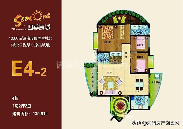 澄迈四季康城,澄迈四季康城二期尚域世家出租房