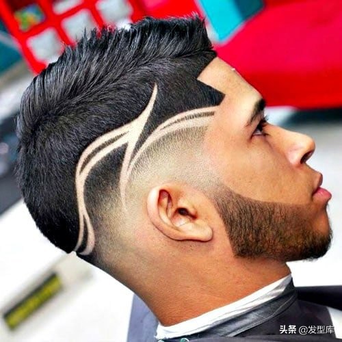 常见的飞机头,颓废莫霍克发型