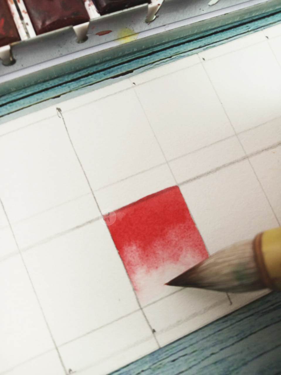 色卡水彩怎么画,水彩怎么做染卡