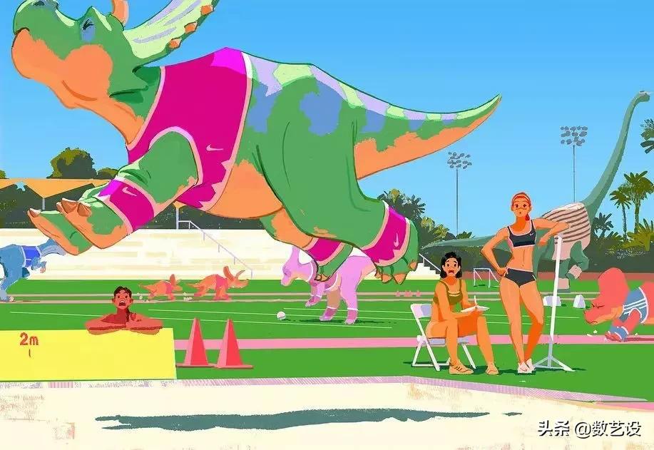 当“恐龙”和人同台竞技，你猜谁会赢？
