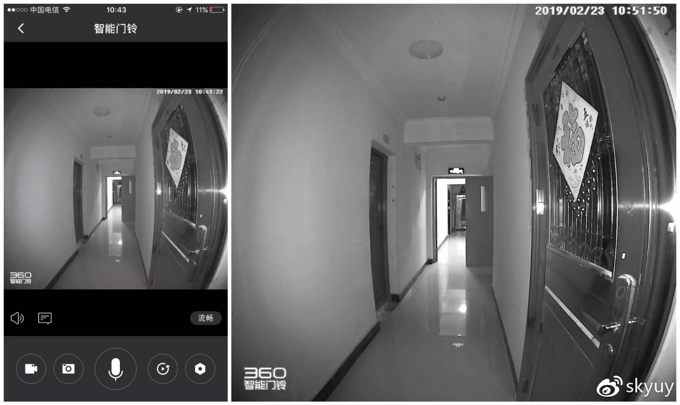 尽职尽责的管家,360可视门铃全景看家超长待机