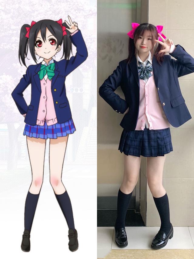 种草姬还原动漫人物JK制服，平泽唯服装是经典，你最喜欢哪一套