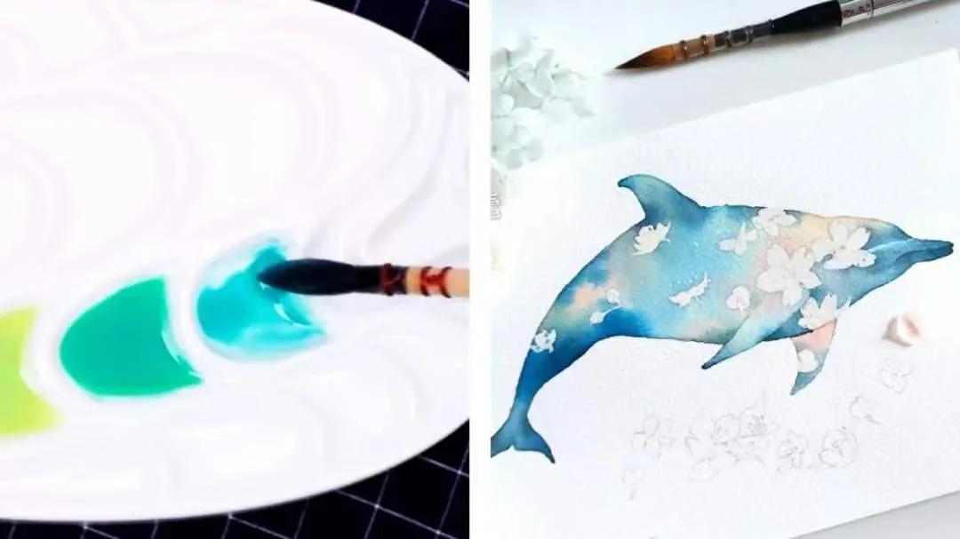 水彩画怎么使用颜料,水彩画的水彩颜料怎么选