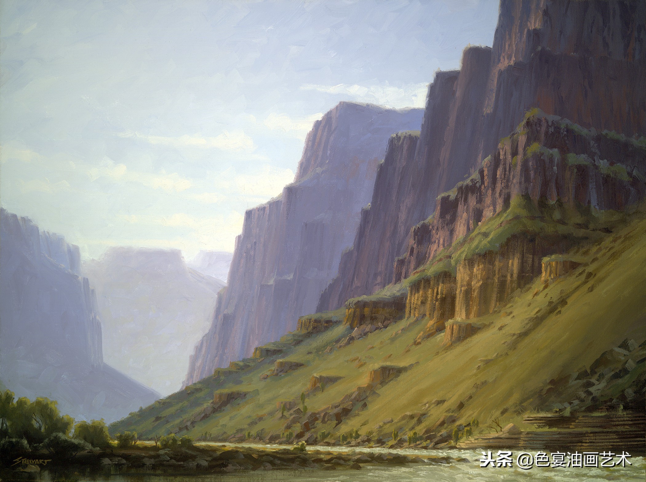 俄罗斯油画大师风景油画教程视频,油画大师油画风景创作教学视频