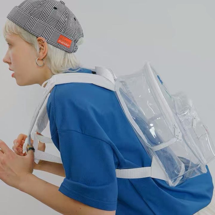 黑色抽绳双肩包出街百搭,双肩包出街推荐大学生小巧