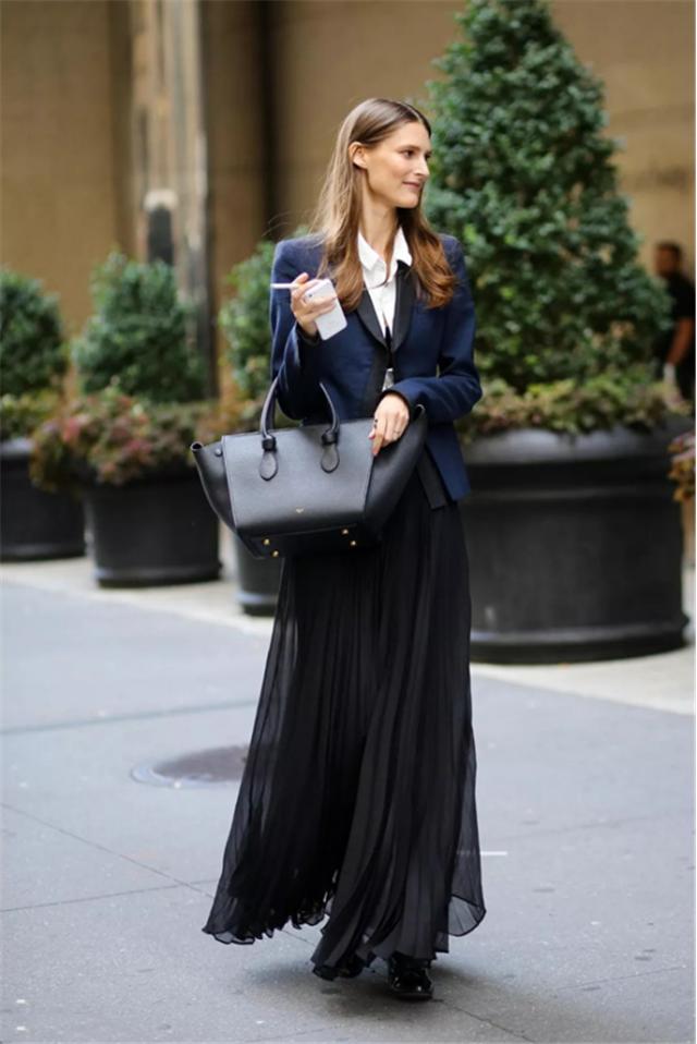 关晓彤百褶裙秋冬,关晓彤同款百褶裙