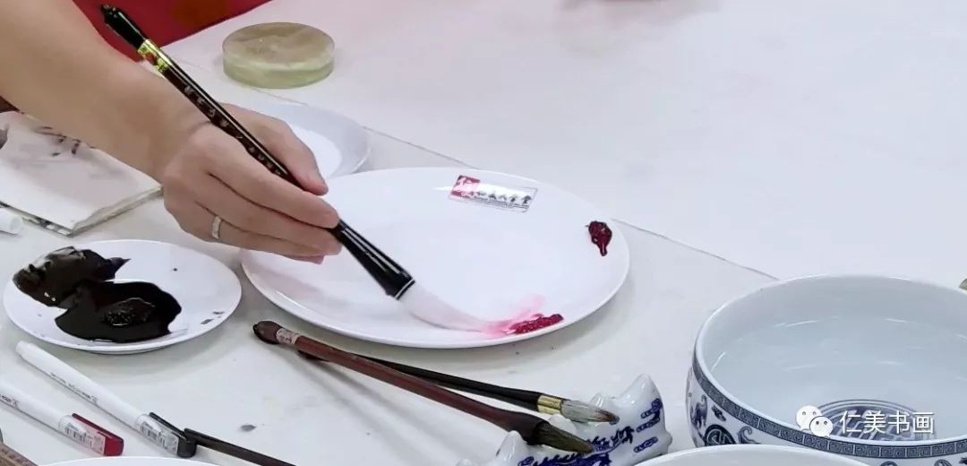 王雪涛牡丹画法教学书,王雪涛四尺写意横幅牡丹画