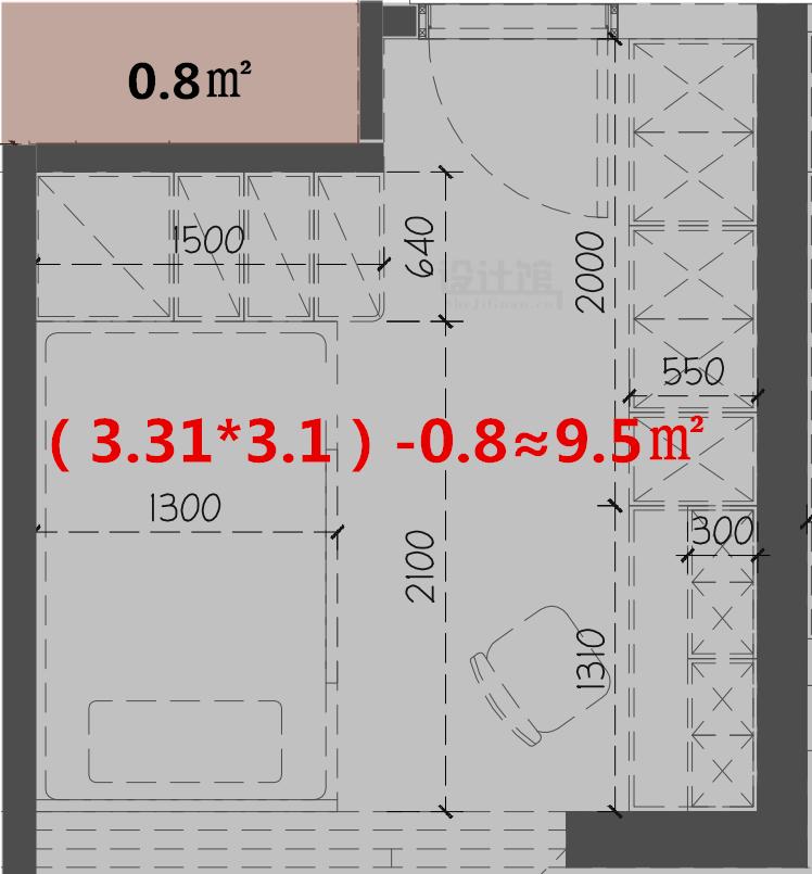 卧室墙面凹进去10多公分怎么装修,10平米的卧室怎么布置显得房间大