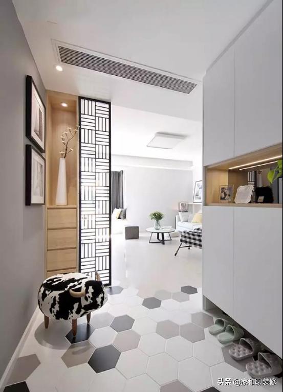 入户开门见厅设计,开门见灶如何设计隔断