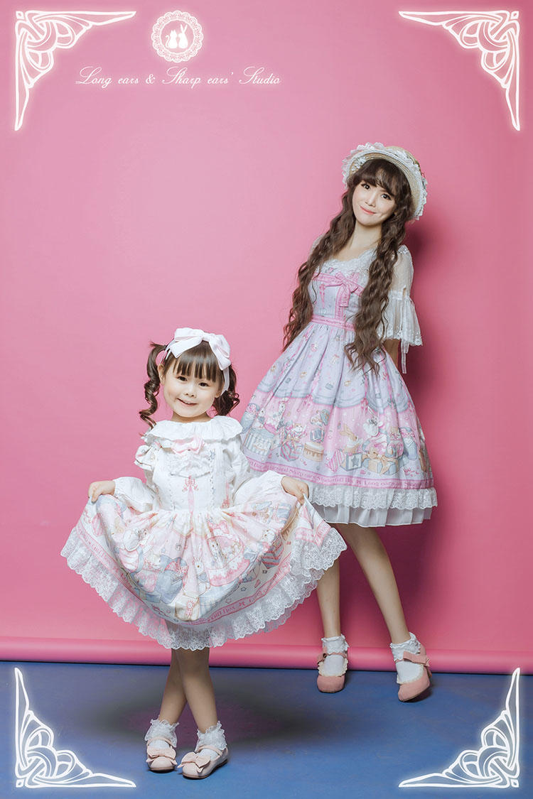 小宝宝穿上洛丽塔,小女儿可以穿的洛丽塔