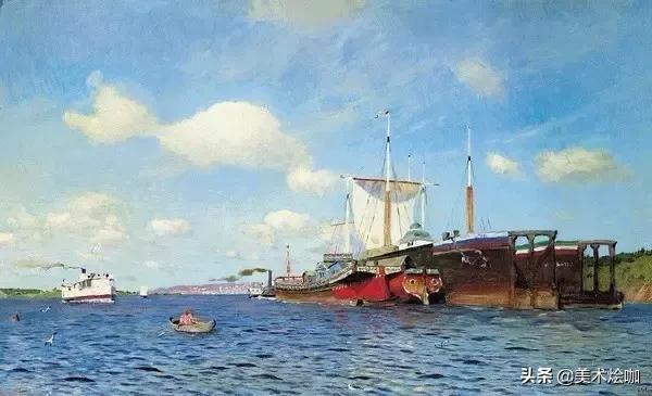 俄国画家列维坦的风景画,俄国画家伊萨克列维坦