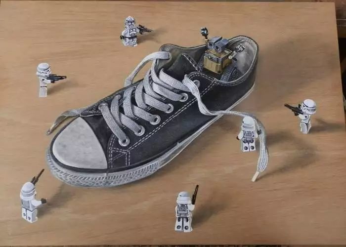 3d立体画写实彩铅,超写实彩铅手绘细腻的让人咋舌