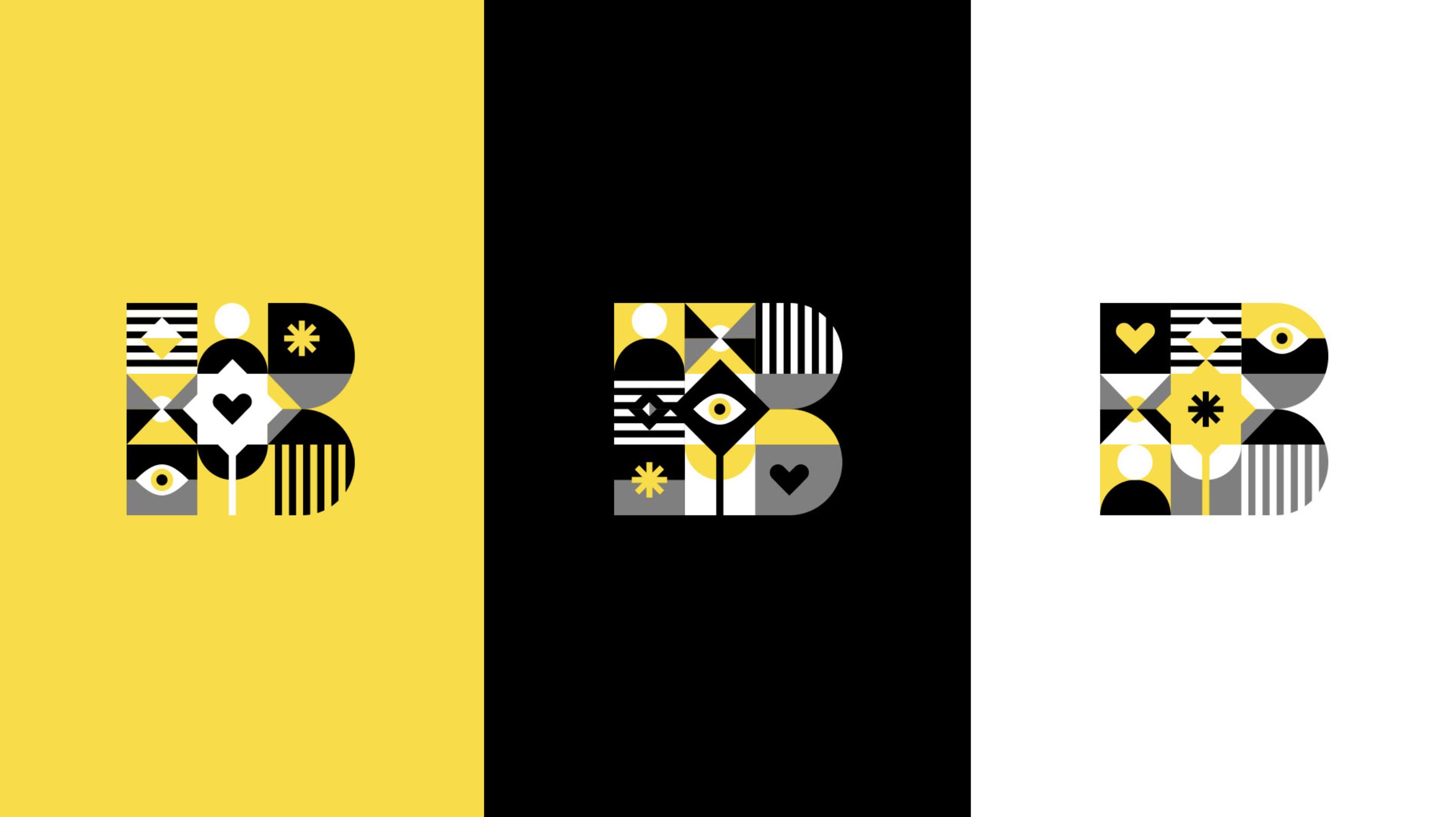 简单有设计感的图案,简单组合图形的精美图案