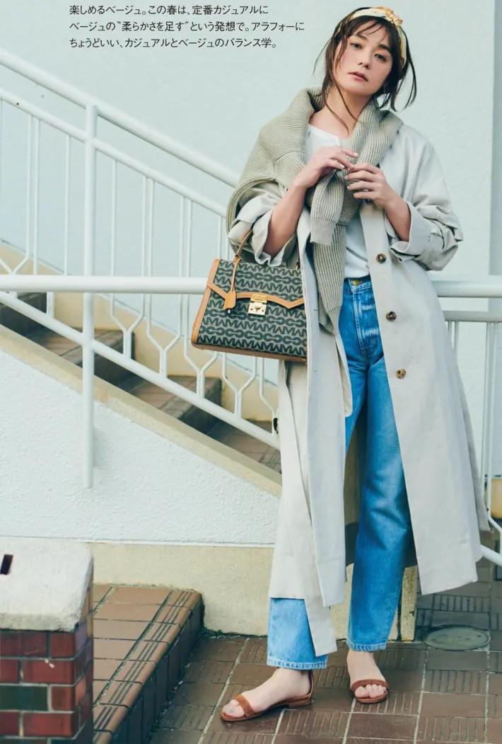 日本杂志推荐穿搭,日本ol通勤穿搭