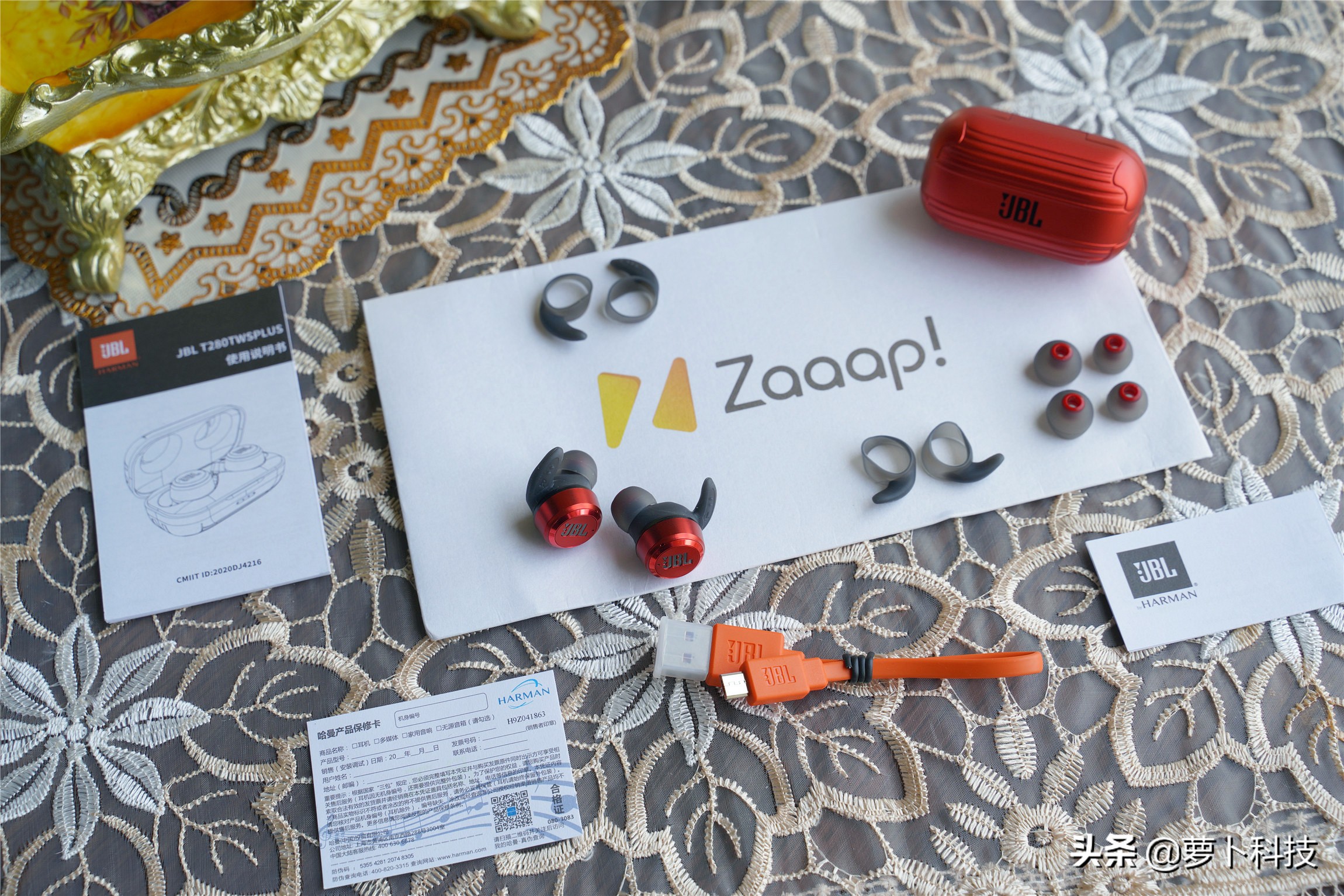 jbl蓝牙耳机t280tws开箱,jblt280twsx评测