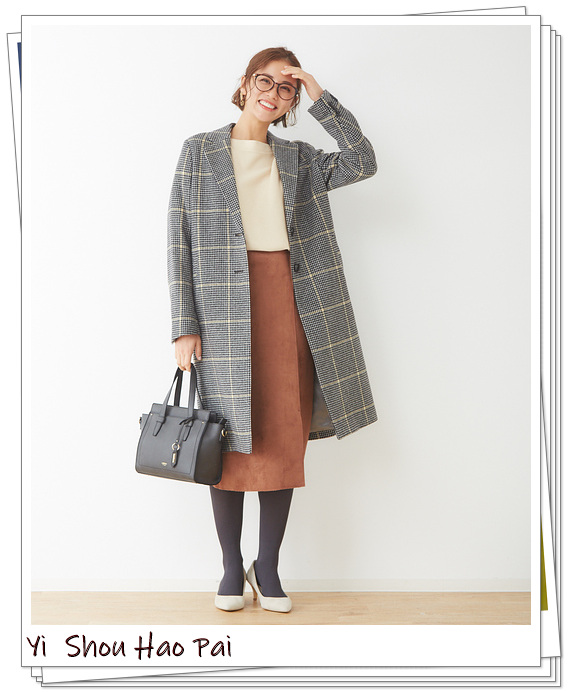 长款格子大衣配什么内搭最好看,没领的格子大衣配什么内搭