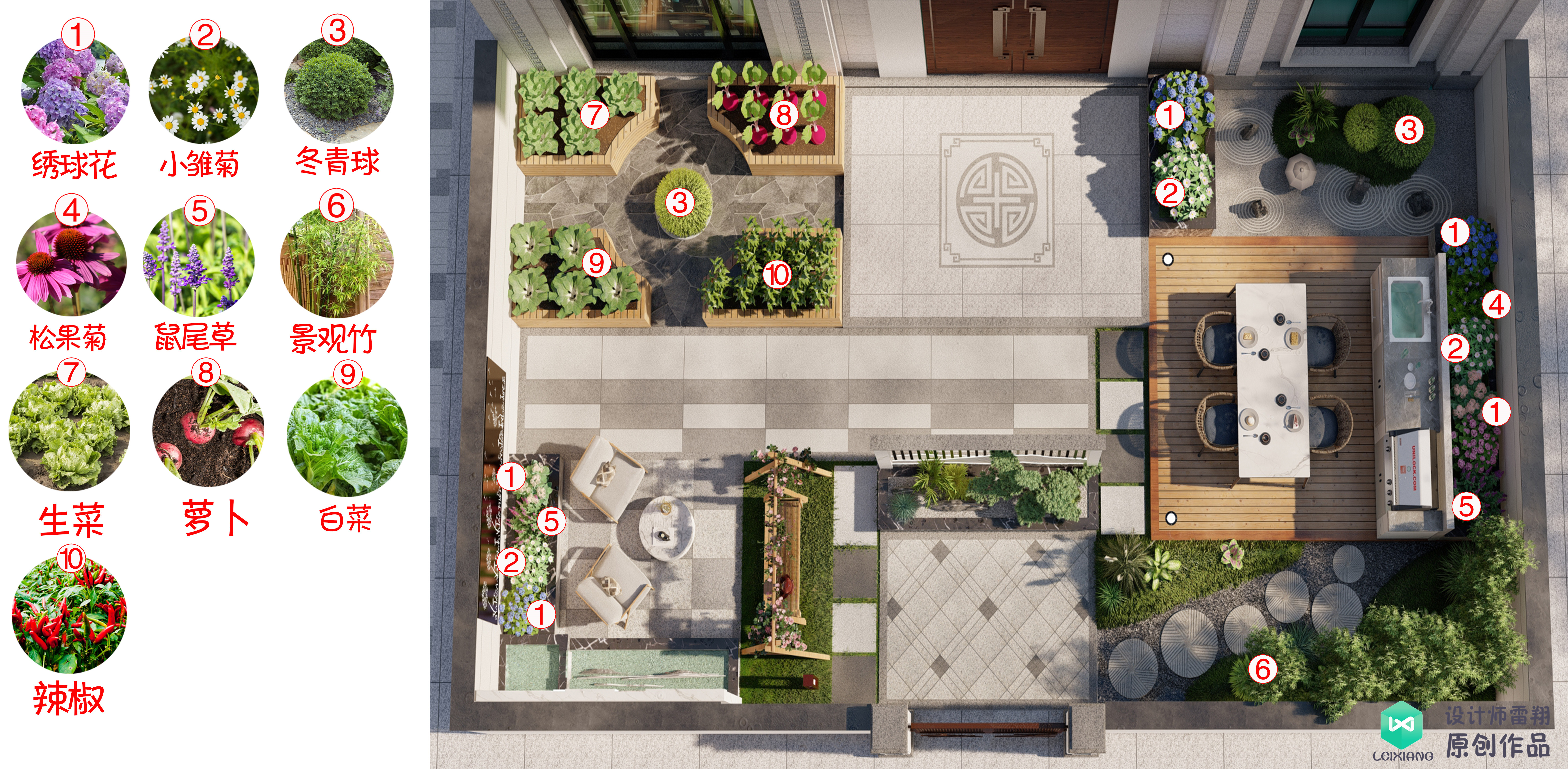 老公买下85㎡庭院，地面非要全部做硬化铺装，邻居竟想照着装