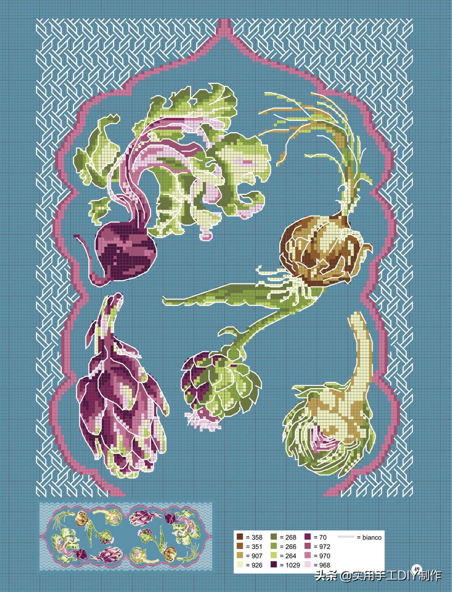 十字绣抱枕半针绣卡通,十字绣图大全