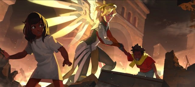 守望先锋女武神短篇,守望先锋天使女武神