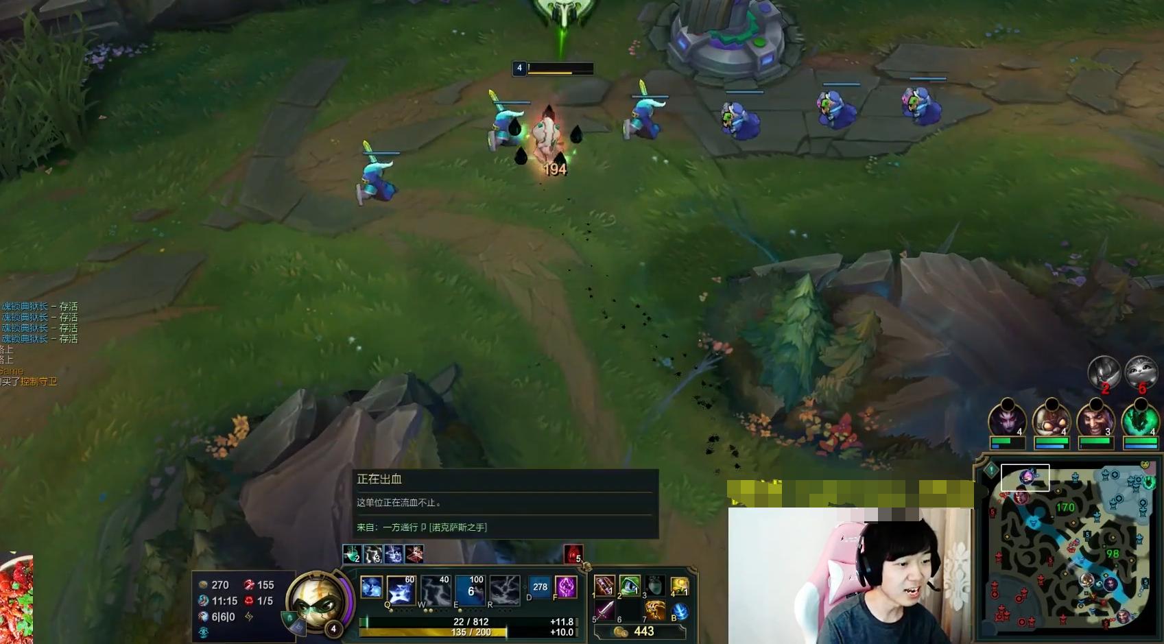 神超凯南打提莫,神超偷钱流凯南天赋