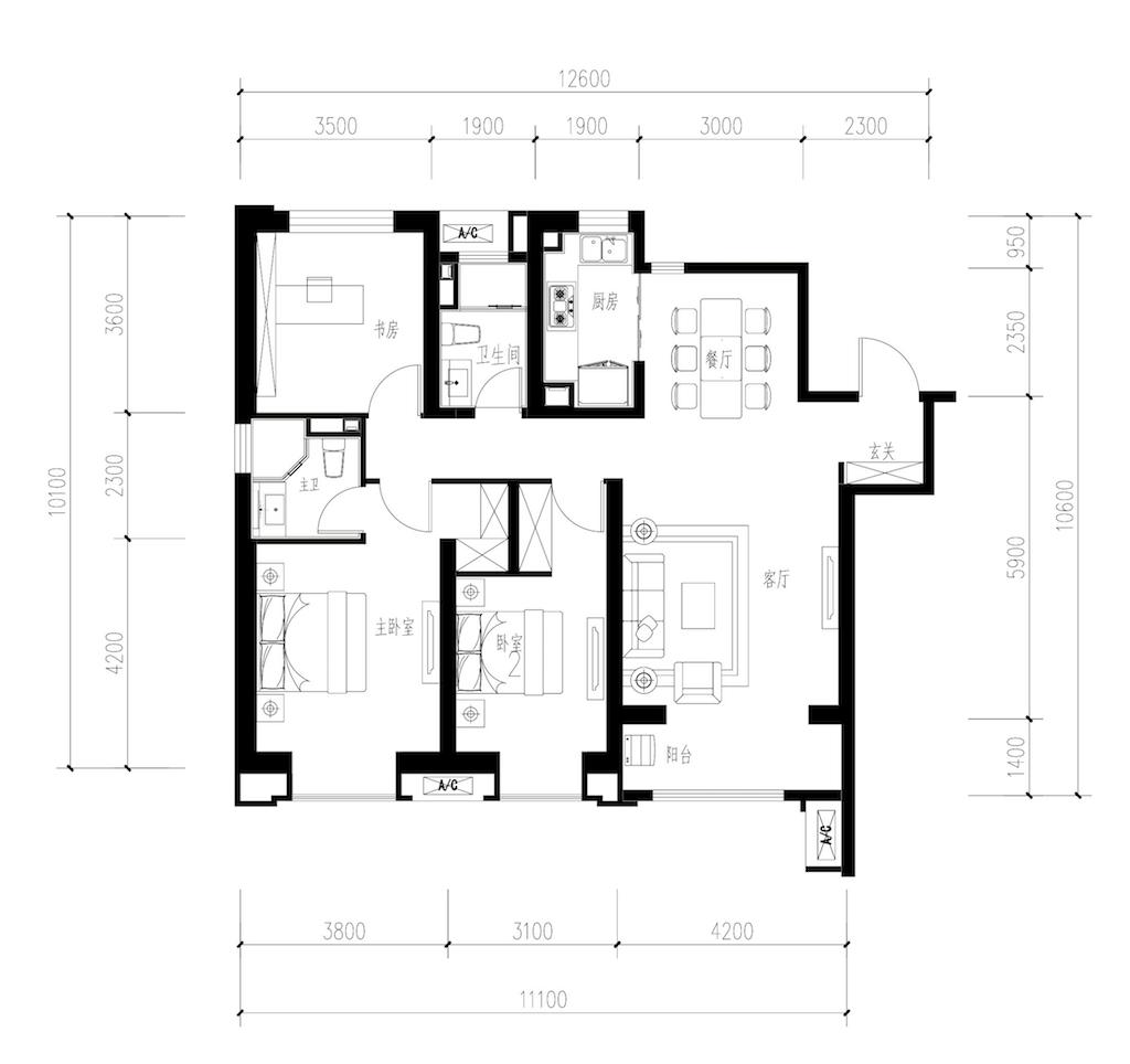 南中环保利东郡介绍房型,太原南中环保利东郡