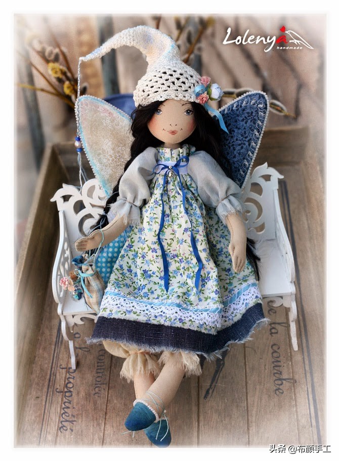 OlgaAbakumova的布艺娃娃,魔法花园里小花仙