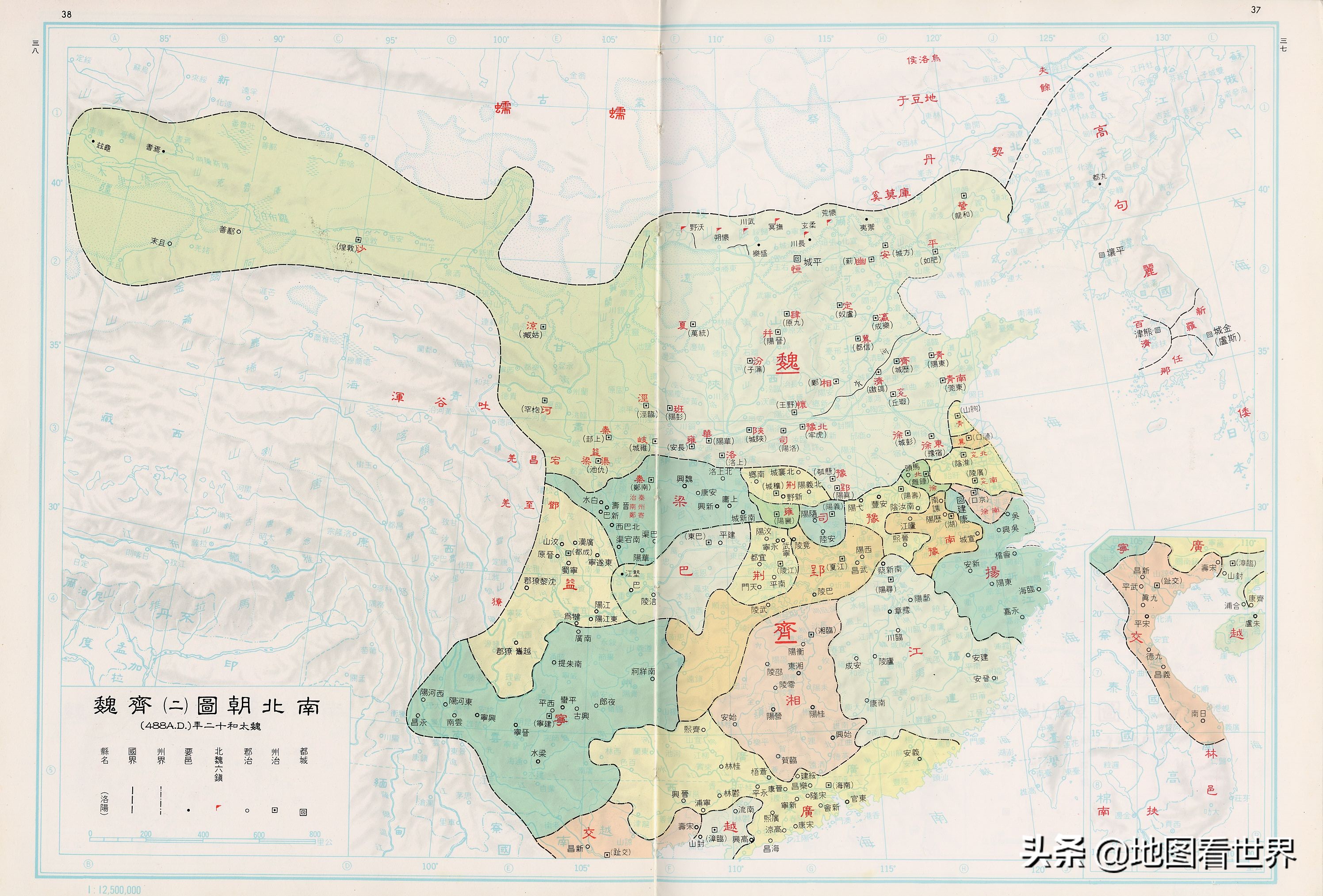 中国历史的各个朝代版图,中国历史朝代版图发展史讲解